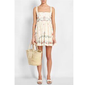 agua by agua bendita Hierbabuena Mosqueta Dress in Cotton Poplin